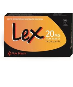 LEX 20 Mg 4 Tablet Eczane Erkek Sertleşme (Ereksiyon) İlacı