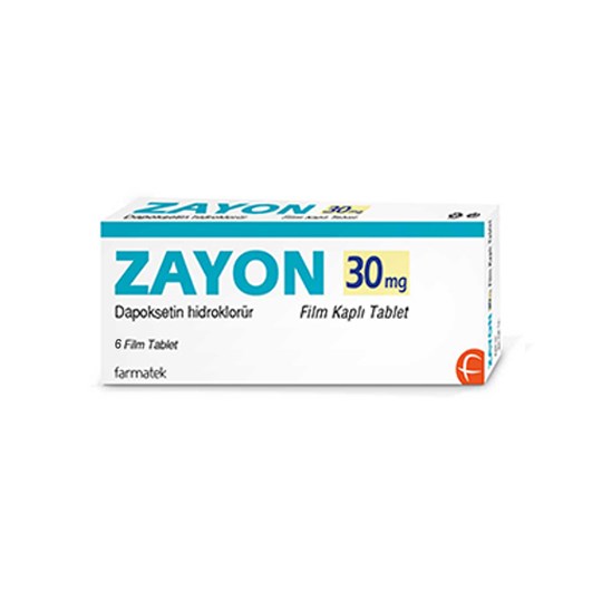 Zayon 30 Mg 6 Tablet Erken Boşalmayı Geciktirici İlaç