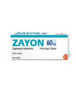 Zayon 60 Mg 6 Tablet Eczanede Satılan Erken Boşalma Geciktirici İlaç
